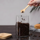 Glass Jar with Wooden Lid and Spoon Medium